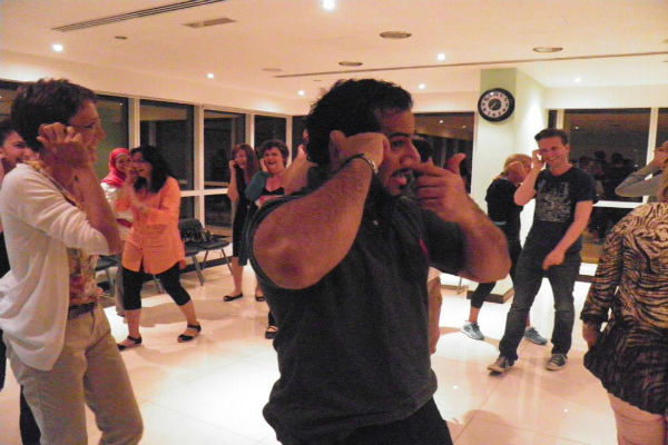 Letting go through laughter