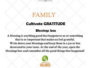 Cultivate gratitude
