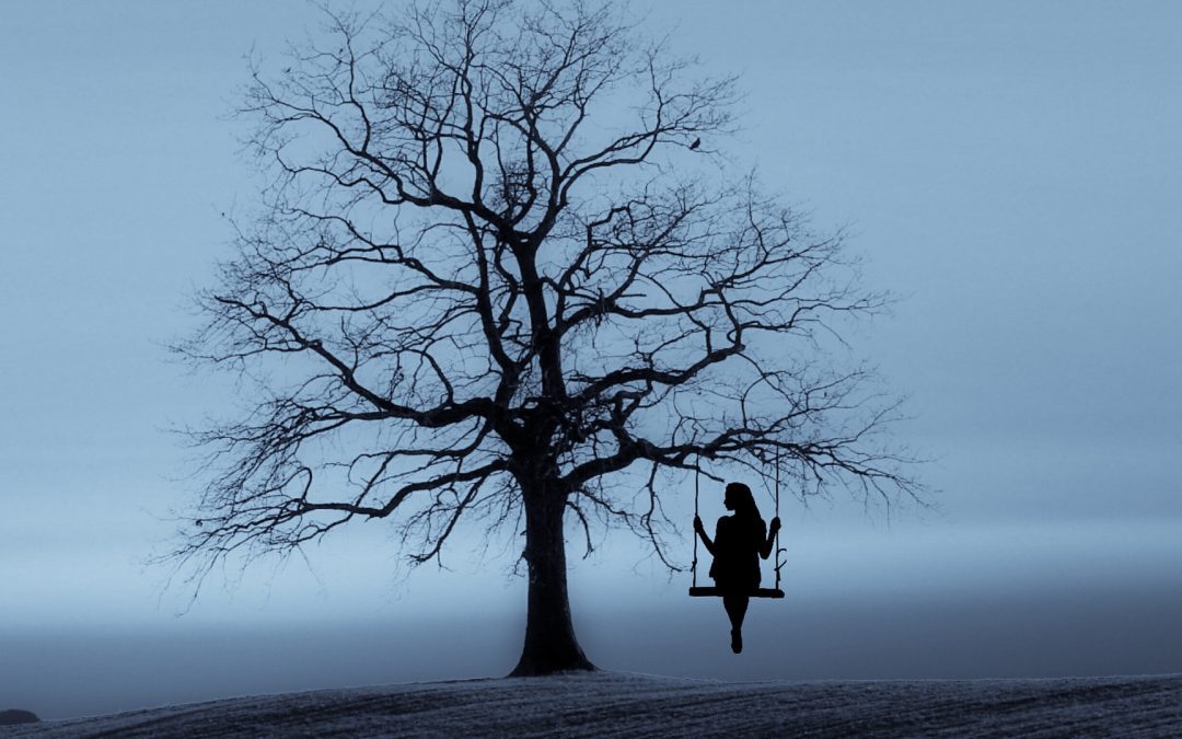 tree and person in silhouette blog for the positive psychology people