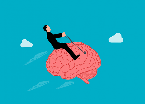 cartoon man riding giant brain blog the positive psychology people habits