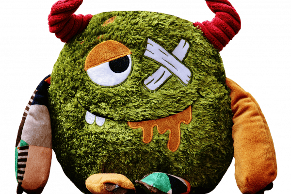 toy monster representing negativity bias blog
